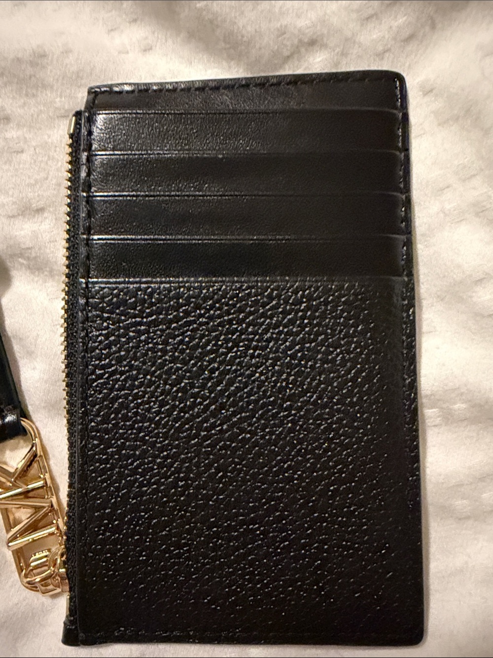 Michael Kors Jet Set Travel Small Top Zip Coin Pouch Black